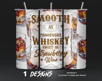 Vintage Whiskey Tumbler Wrap PNG, Sublimate, Retro Distressed Whiskey Glass Design, Straight & Tapered Wrap, DIY Tumblers, PNG Design