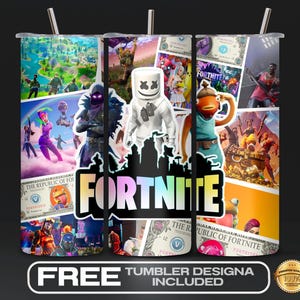 Game Tumbler Wrap PNG, 20 oz Sublimation Design, Video Game, Cartoon Characters, Gamer Coffee Cup Wrap, Digital Download, Esports Gaming PNG