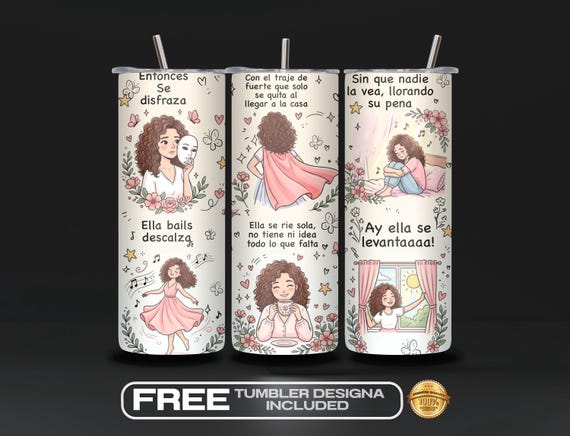 To The Girl I Was Tumbler Wrap PNG, Inspirational Self Love Sublimation, Motivational Design for Women, Motivational 20 oz, Digital Download