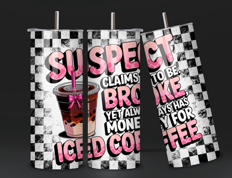 Suspect Claims Funny Sarcastic Mom Tumbler Wrap PNG, 20oz Skinny Sublimation, Sassy Humor Digital Download for Mother's Day or Mom Gifts image 8