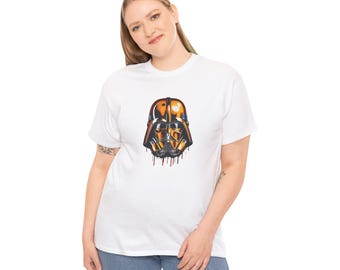 Melting Vader Helmet T-Shirt - Embrace the Dark Side of Style