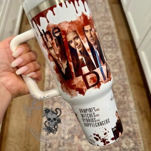 TVD Vampire Lover | Diaries  | Horror Film |Gift for TVD fan | Stainless Steel | 40oz Custom Tumbler | Halloween