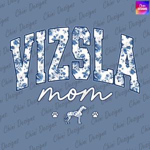 Floral Vizsla Mamá PNG, Chinoiserie Vizsla Mamá Diseño, Vizsla Perro Mamá, Vizsla Clipart, Diseño de camiseta, Diseño de sublimación, Diseño de pegatinas Png