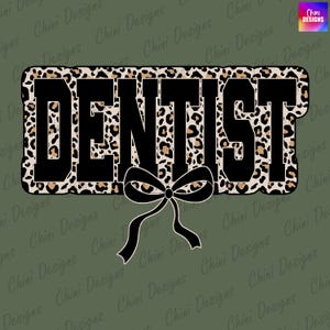 Dentysta Lampart PNG, Dentysta Kokietka PNG, Dentysta Łuk DTF, Projekt Retro Dentysta Png, Projekt Sublimacji Geparda, Projekt Koszulki Dentysty Png