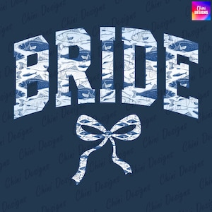 Sposa pescatrice PNG, Sposa estetica dei pescatori PNG, Sposa con fiocco di pesce DTF, Design della sposa delle sardine Design stampabile a sublimazione Design della maglietta della sposa