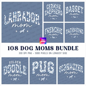 Bloemen hond moeder png-bundel, chinoiserie hond moeder png, teckel hond moeder, afdrukbare hond moeder tshirt ontwerp, sublimatie ontwerp bundel hond moeder