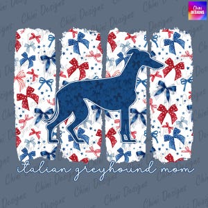 Mamma di levriero italiano patriottico in formato PNG, design di mamma di levriero con fiocco Coquette, mamma di cane levriero italiano, design di maglietta del 4 luglio in formato PNG con stampa a sublimazione