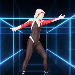Gwen Jumpsuit Halloween Costume Cosplay Suit Gwen Tights