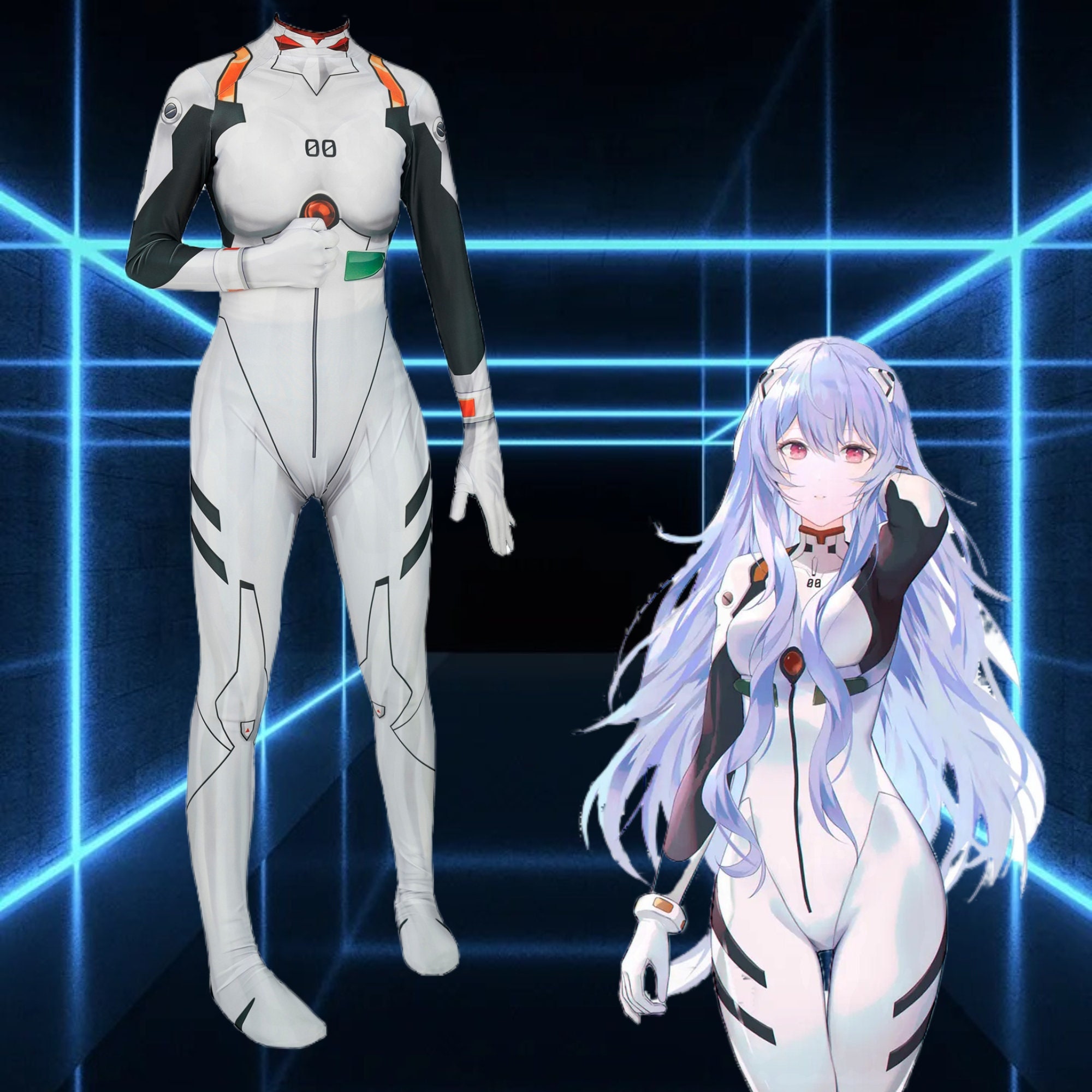 Disfraz Traje De BaÃ±o Evangelion Traje De Rei Ayanami México