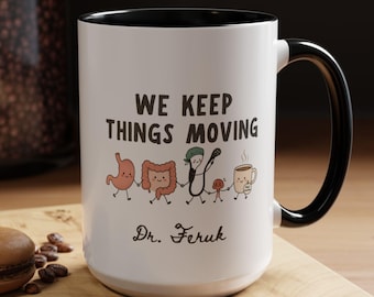 Personalisiertes Geschenk zur Wertschätzung eines Gastroenterologen, Kaffeetasse für einen Gastroenterologen-Kollegen, Dankeschön-Geschenk für das GI-Team, Techniker und Krankenschwestern (Großpackung)