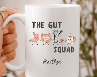 Personalisiertes Geschenk zur Wertschätzung von Gastroenterologen, Kaffeetasse für Gastroenterologen-Kollegen, Dankeschön-Geschenk für das GI-Team, Techniker und Krankenschwestern (Großpackung)