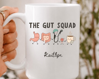 Personalized Gastroenterology Doctor appreciation gift, Gastroenterologist coworker coffee mug Thank you GI staff Technician Nurse bulk gift