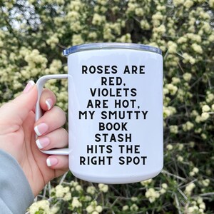 Smut Readers Becher, lustiger Lesebecher, würzige Buch-Liebhaber-Tasse, Smut Reader Geschenke, würzige Buchgeschenke für Freund, Bookish Romance Reader
