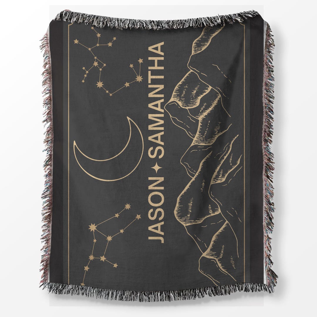 Custom Personalized Zodiac Couple Star Signs Canvas - Gift Idea For Couple main image 1