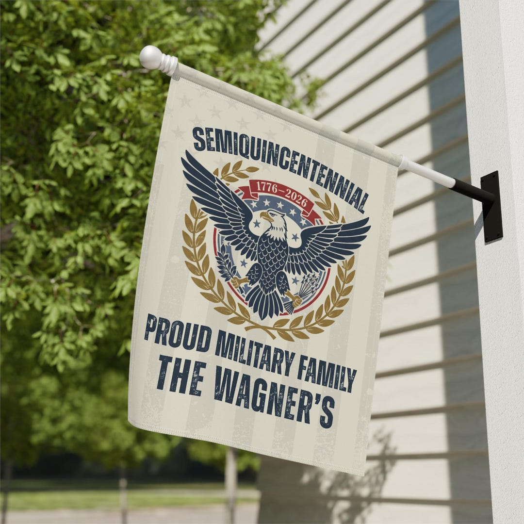 America 250th Anniversary, Military Mom Dad Flag, Custom Eagle Yard ...