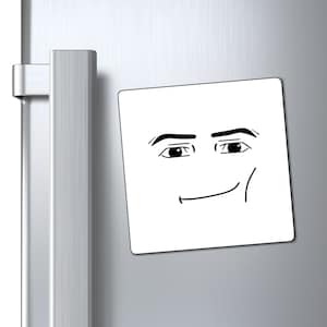 Roblox Man Face Magnet Roblox Merch Funny Gamer Gifts