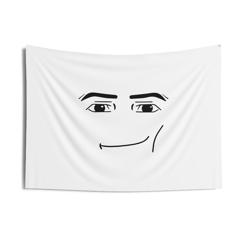 Roblox Man Face Roblox Merch Roblox Flag Gifts for Gamer Roblox Wall ...