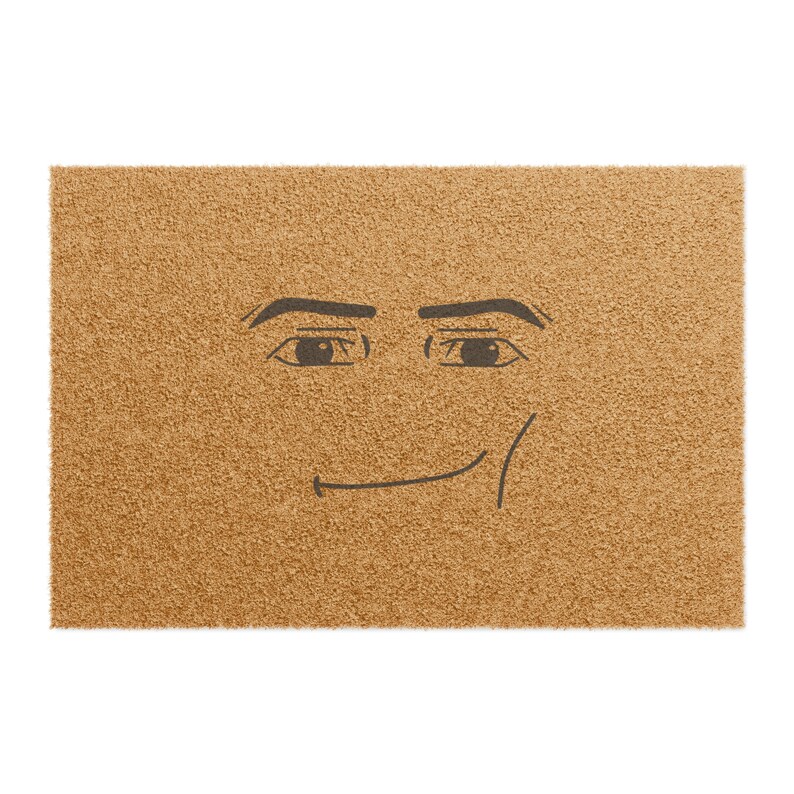 Roblox Man Face Roblox Birthday Gift for Gamer Gifts Doormat Etsy Canada
