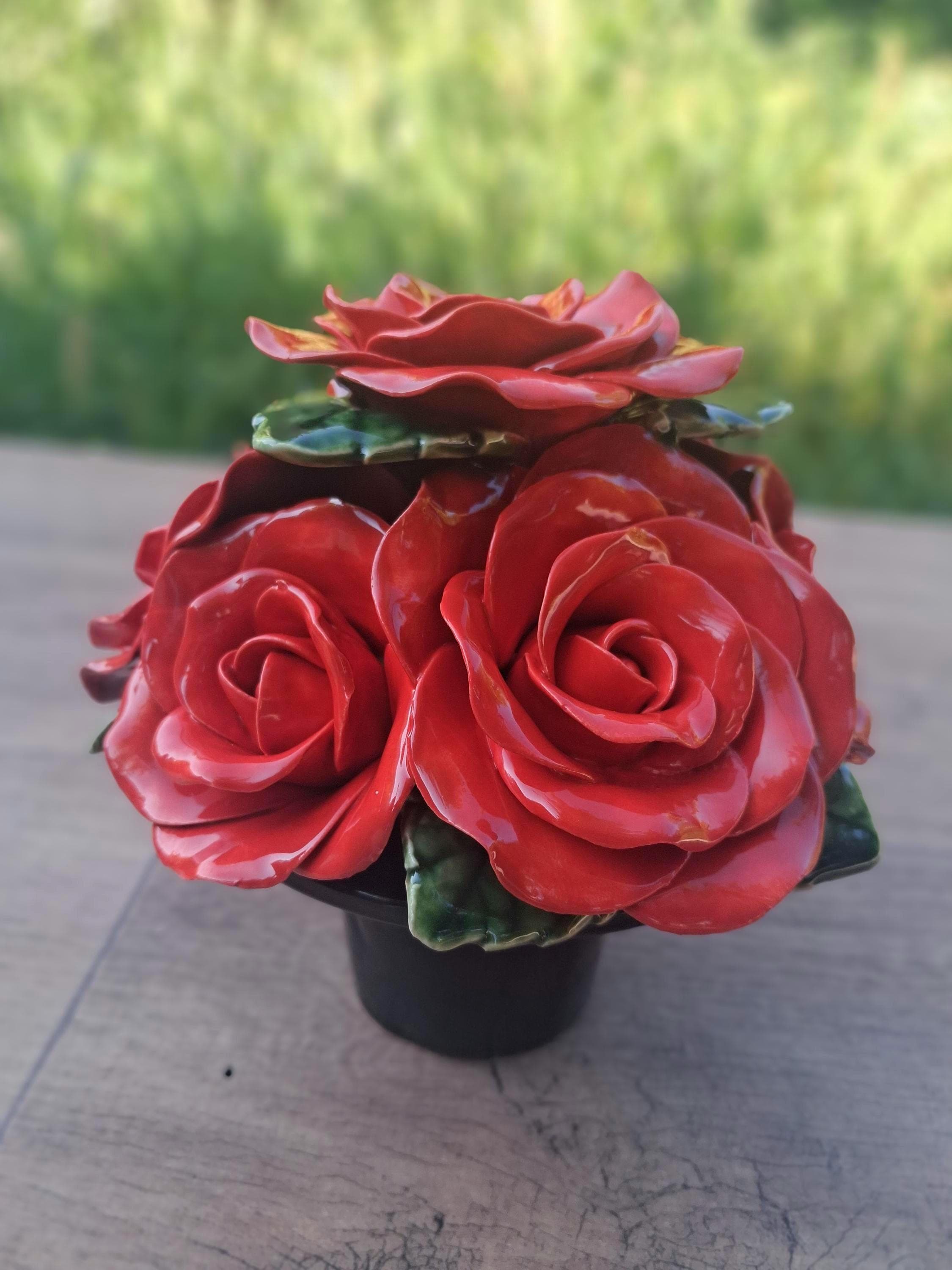 Ceramic grave flowers - Etsy 日本 Ceramic grave flowers - Etsy 日本