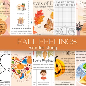 Fall Feelings - Unit Study