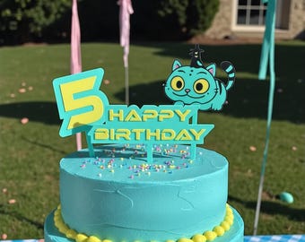 Kpop Dämonenjäger Cake Topper, Kpop Tortendeko, Kpop Dämonenjäger Geburtstagsdekoration, Huntrix Cake Topper, Kuchenstecker für Mädchen