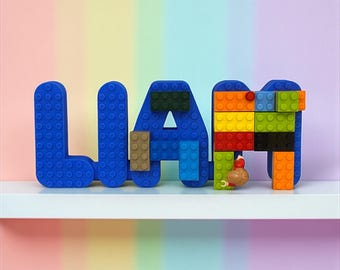 3D gedruckter Name: Benutzerdefinierte Buchstaben, spielerisches Kinderzimmerdekor