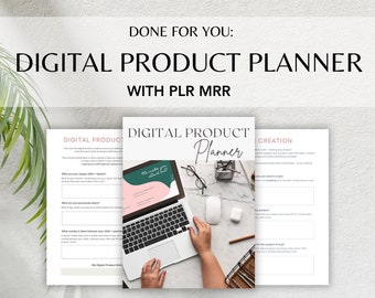 Digital Product Planner with Master Resell Rights (MRR) and Private Label Rights (PLR)