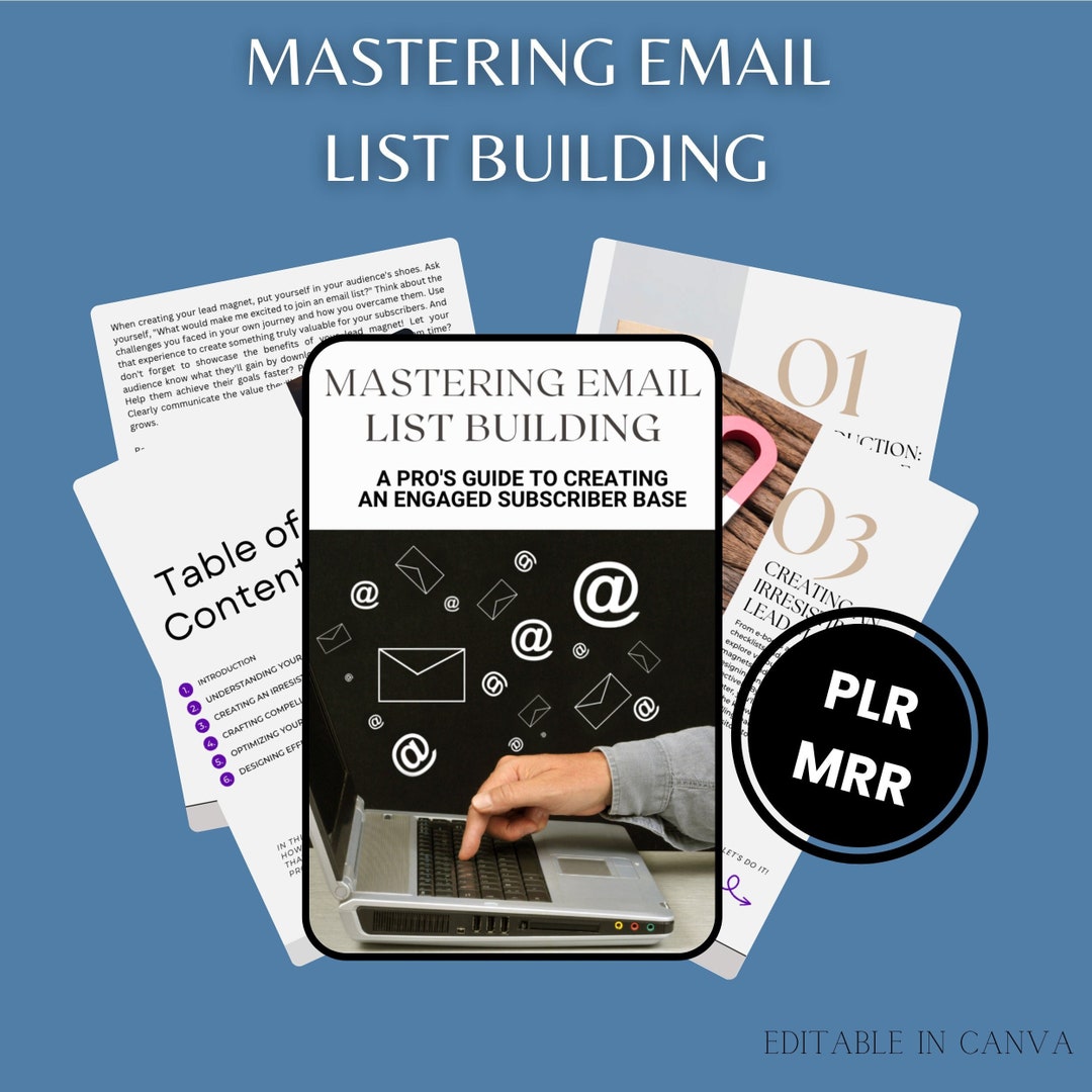 Mastering Email List Building With Master Resell Rights (MRR) and ...