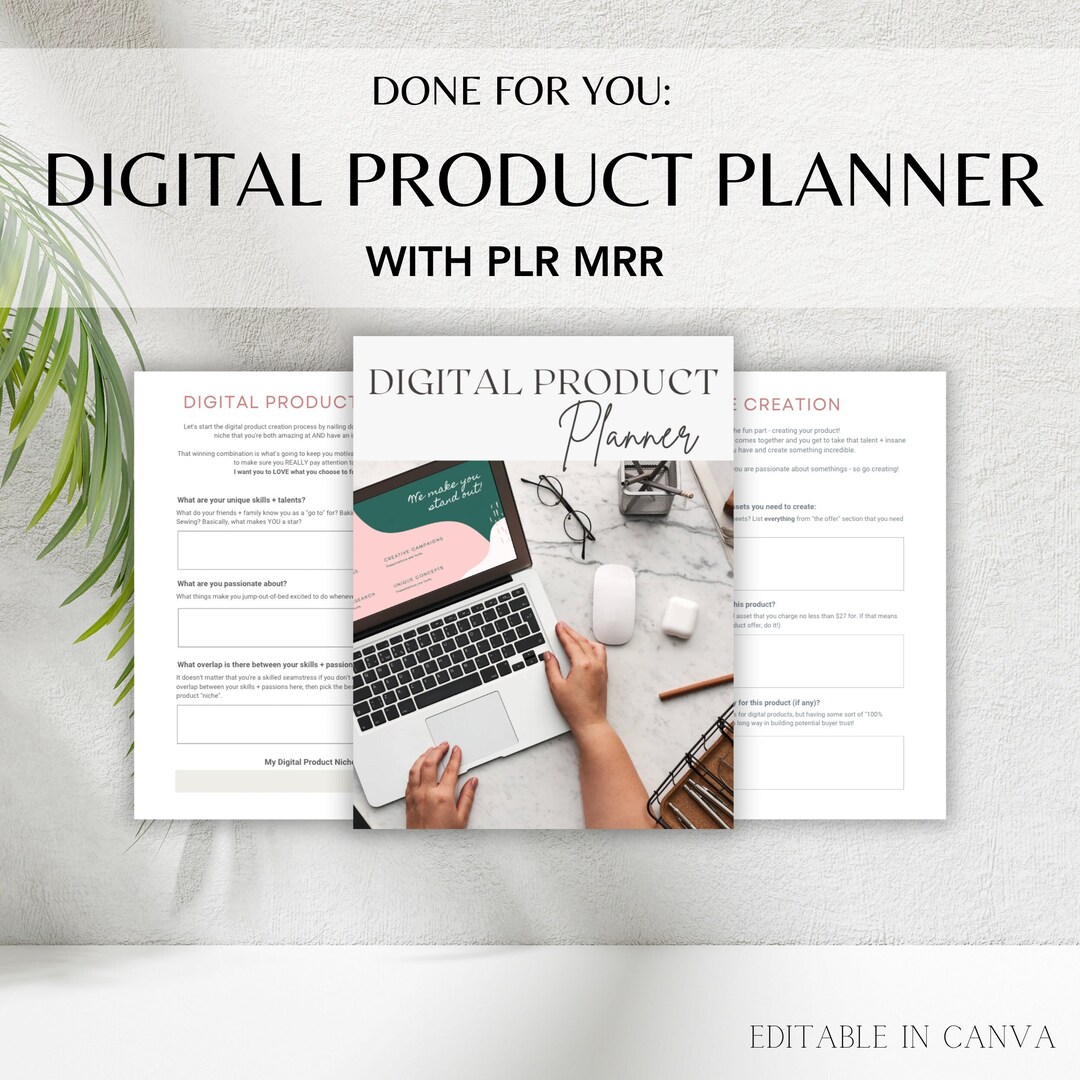 Digital Product Planner With Master Resell Rights (MRR) and Private ...