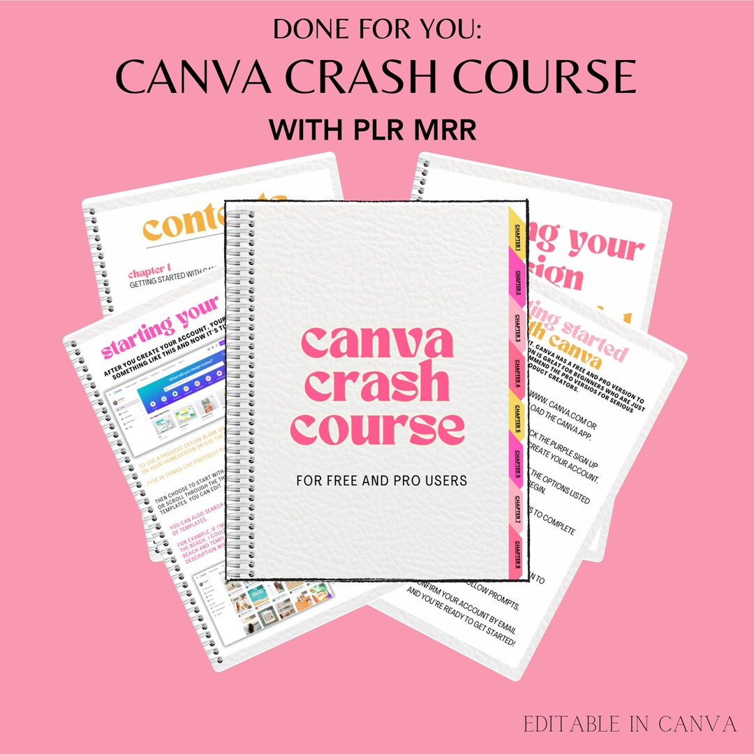 Done for You Canva Crash Course With Master Resell Rights (MRR) and ...