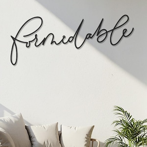 Niesamowita metalowa grafika ścienna z motywem przewodnim do salonu lub balkonu