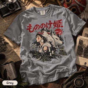 もののけ姫 Tシャツ PRINCESS MONONOKE アニメ Princess Mononoke T Shirt - Etsy