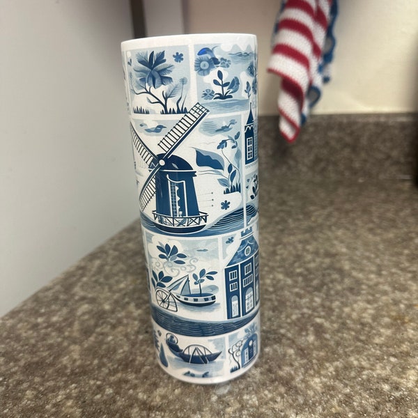 Dutch Delfts Blue 20OZ tumbler