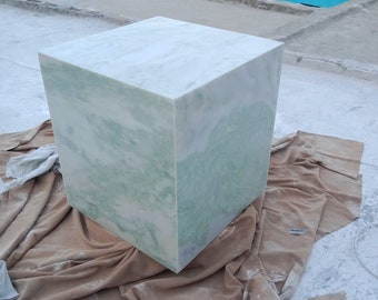 Matcha BowlNatural  Indian Onyx Coffee & End Table, Onyx Bed side Table, Corner Table, Onyx Plinth , Onyx Cube