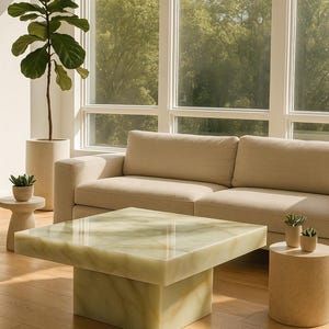 Real Onyx Coffee & End Table, Onyx Bed side Table, Corner Table, Onyx Plinth,Low Table, Accent Table,Cocktail Table,Dining table
