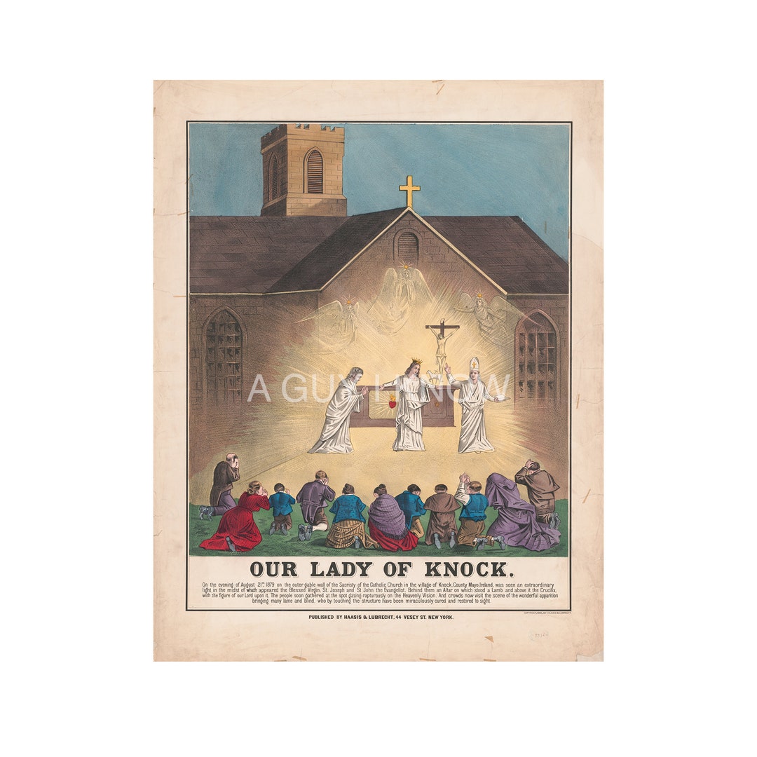 Our Lady of Knock Irish Gifts, Irish Wall Art, Printable Wall Art, Gifts for Him, Gifts for Her