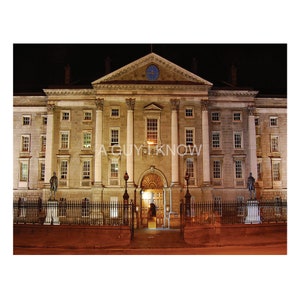 Trinity College Dublin, Irish Gifts, Irish Wall Art, Printable Wall Art, Gifts for Him, Gifts for Her, Home Decor
