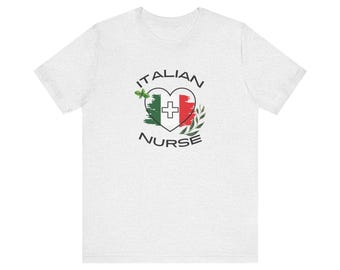Italian Nurse Shirt Gift for Nurse Nurse Appreciation Italian Shirt Gift for Her Birthday Gift Idea Christmas Gift Idea Gift for Italian