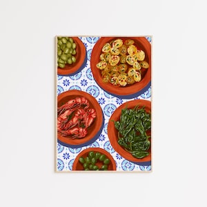 Spanish Tapas Art Print