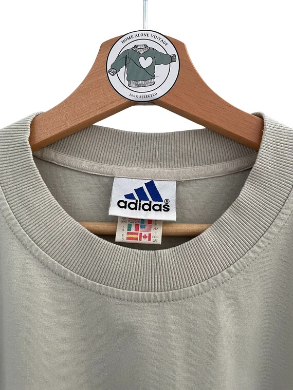 Adidas Vintage Basic T-Shirt Size XL (D8) round n… - image 2
