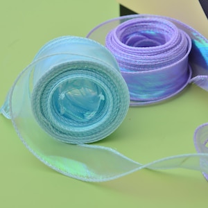 4cm breites buntes Fischschwanzgarn, Blumenverpackungsgeschenkbox dekoratives Band, mehrfarbig optional, exquisite Geschenkverpackung