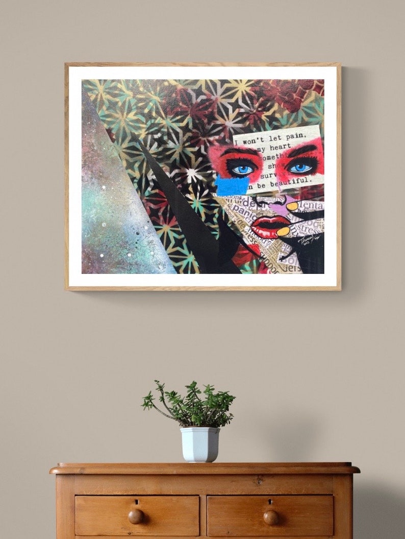 Surviving Mental Illness' Unframed 16x20 Original Acrylic Painting