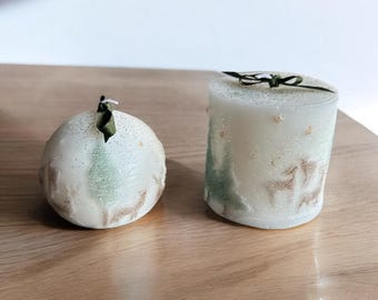 Handgjort julkonceptljusset: Glittrig juldekoration