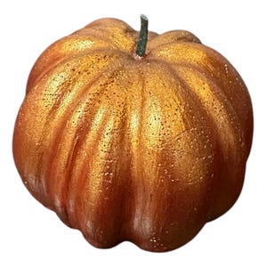 Handmade Pumpkin Soy Wax Candle - Autumn Home Decor - Personalized Scented Candle