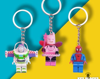Keychain Gift Mini Figure, Man Bat, Spider-man, Captain America, Iron man, Fairy Man