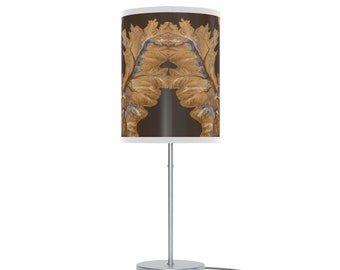 AQUARIUM. Lampe sur pied. A table lamp with an imaginary scene by Coryn.
