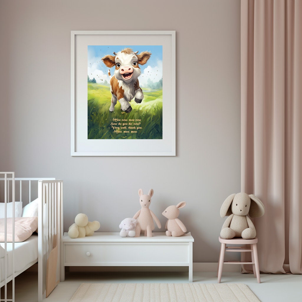 Nursery Rhymes: A Classic Collection of Children's Art, Nursery Wall ...