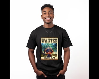 Wanted Dead Or Alive T-Shirt Design l Svg & Png Transparent Images l Digital Downloads