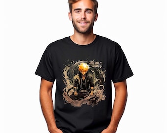 Anime T-Shirt Design l Svg & Png Transparent Images l Digital Downloads