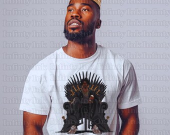 Black King T-Shirt Design l Svg & Png Transparent Images l Digital Downloads
